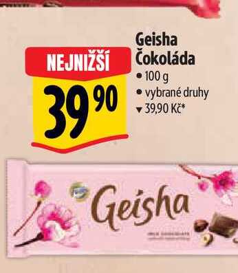 Geisha  Čokoláda • 100 g  
