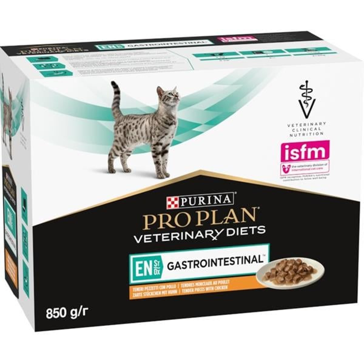 Pro Plan Veterinary Diets Chicken krmivo pro koťata a dospělé kočky (10×85 g)
