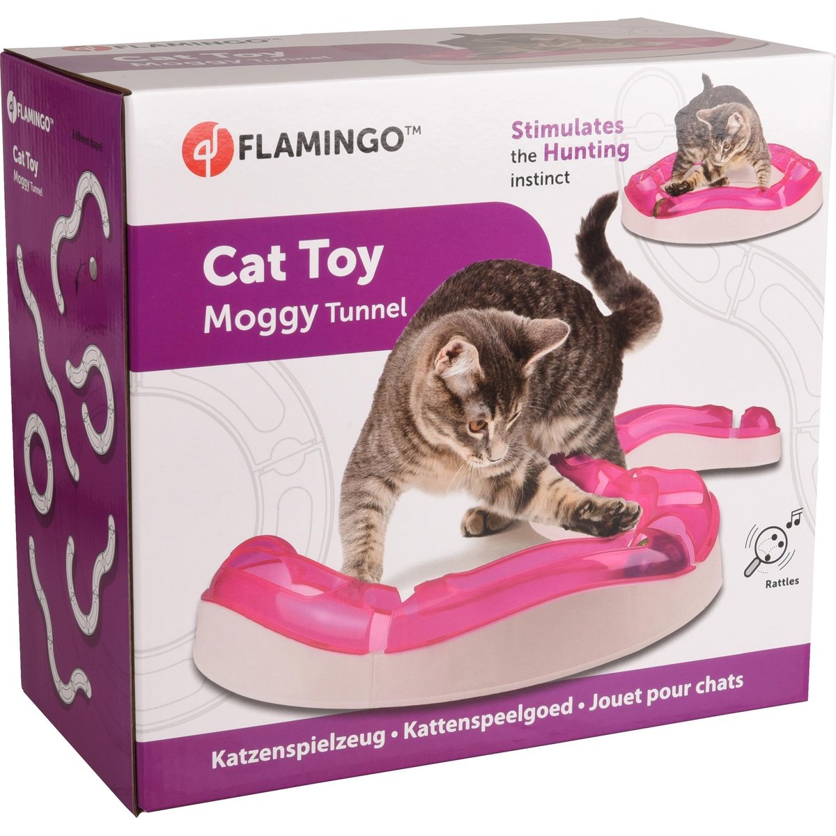 Flamingo Moggy interaktivní hračka pro kočky