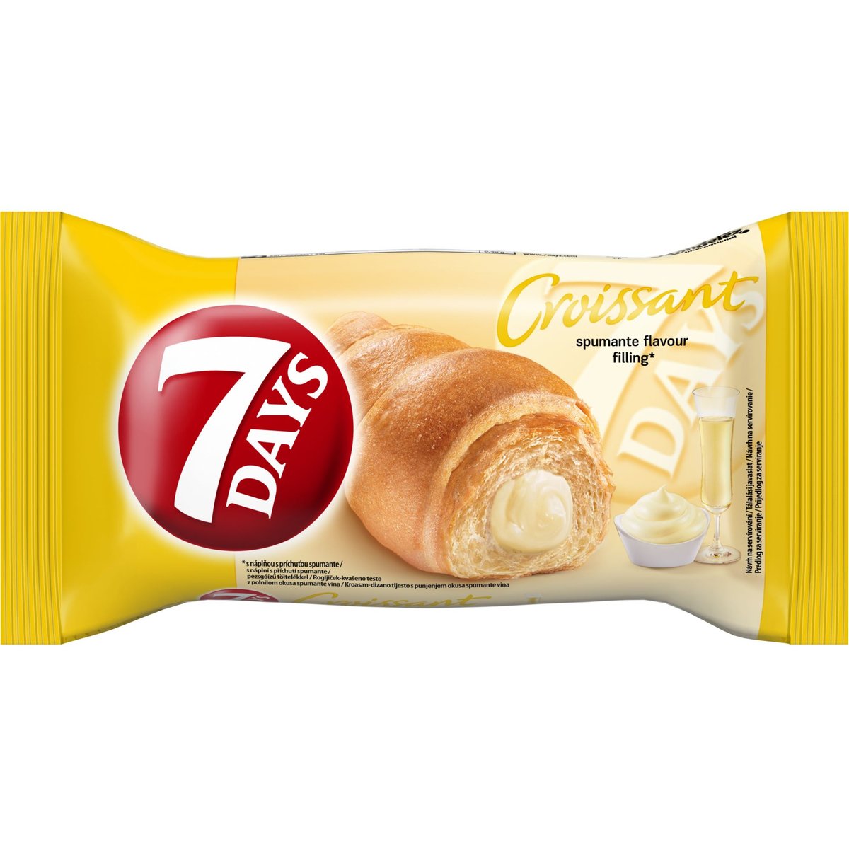 7Days Croissant s náplní spumante