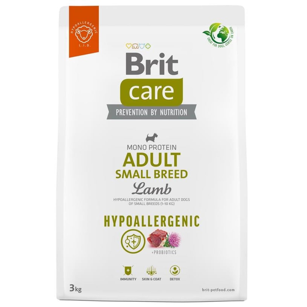 Brit Care Hypoallergenic Adult Small Breed pro psy