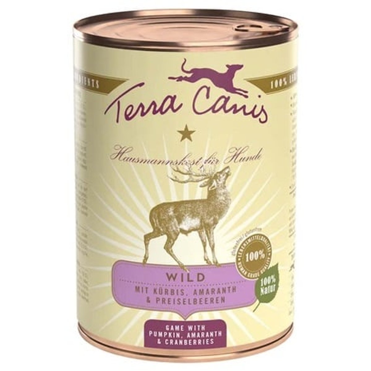 Terra Canis Konzerva zvěřina s dýní, brusinkami a amarantem pro psy