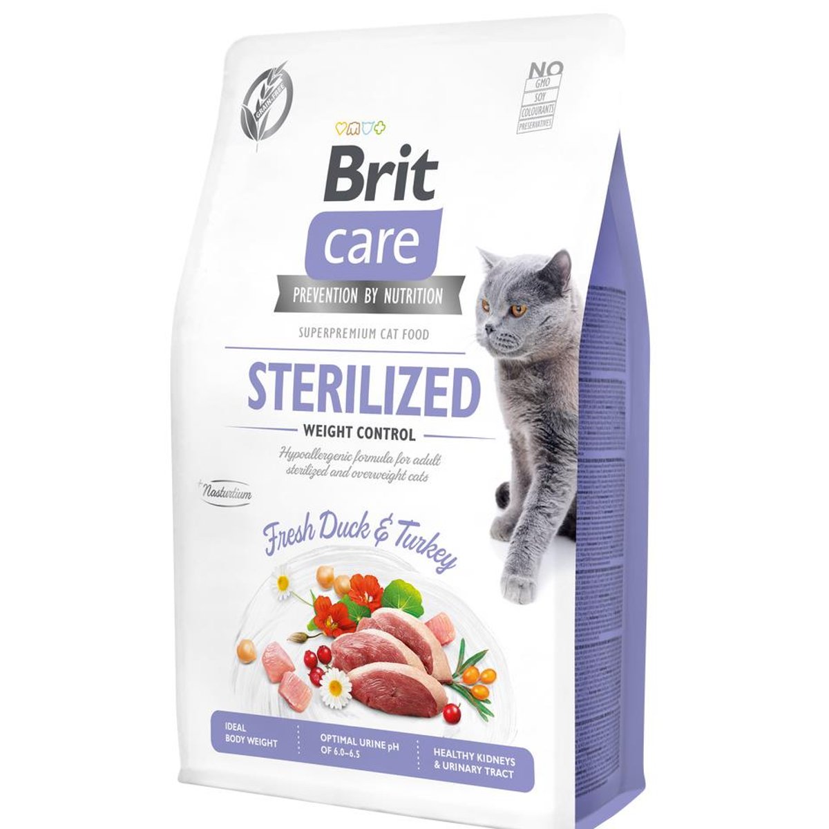 Brit Care Cat Grain-Free Sterilized Weight Control pro kočky