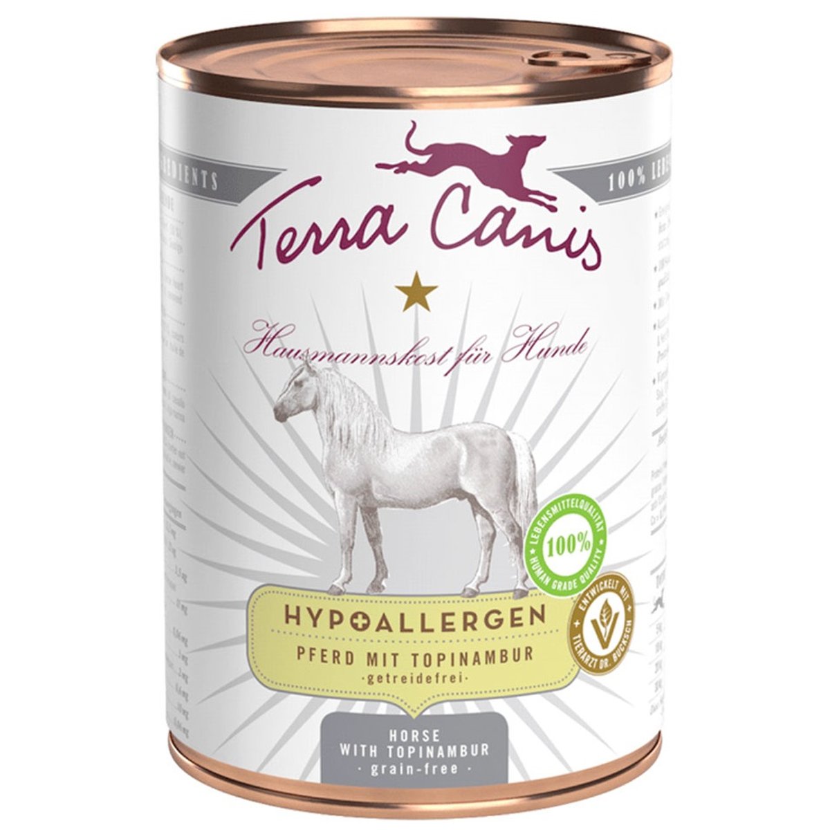 Terra Canis Hypoalergenní konzerva kůň s topinamburem pro psy