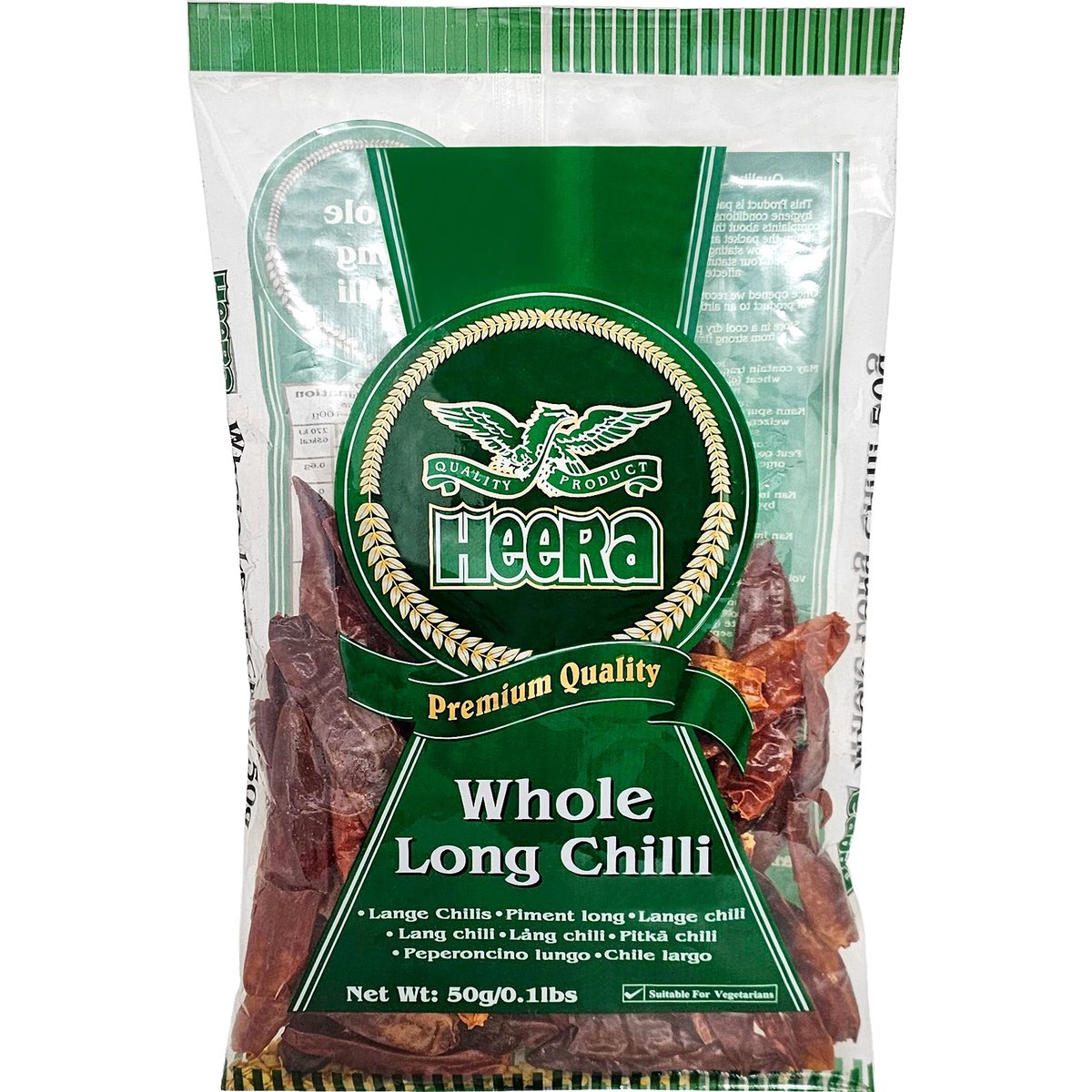 Heera Chilli papričky sušené dlouhé