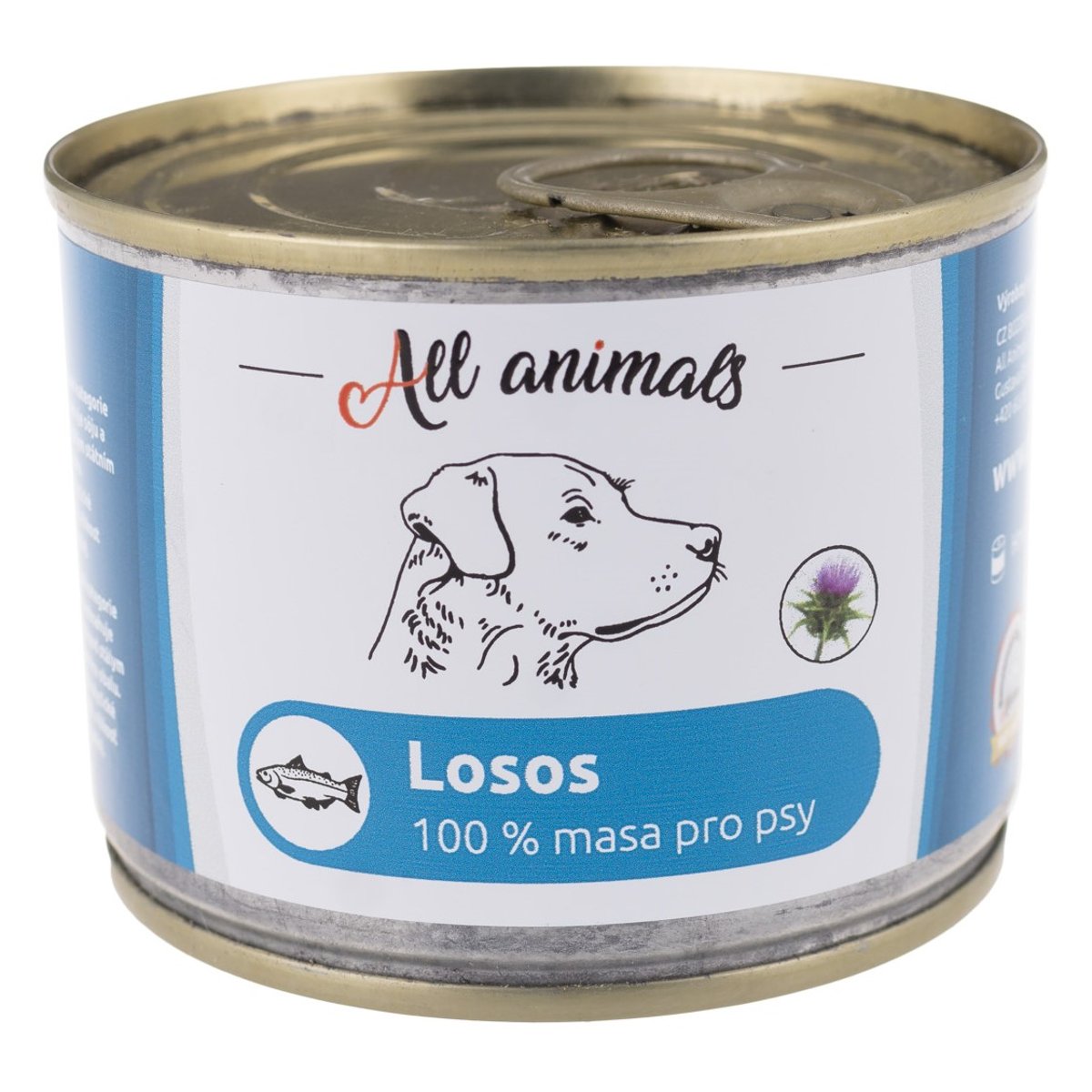 All Animals Losos mletý konzerva pro psy