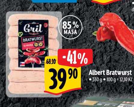   Albert Bratwurst  330 g 