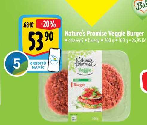   Nature's Promise Veggie Burger  200 g