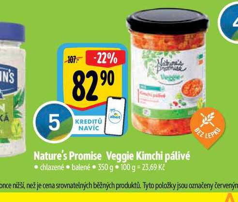   Nature's Promise Veggie Kimchi pálivé 350 g