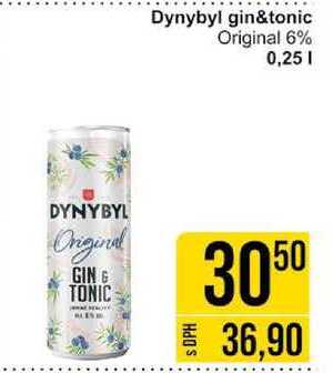 Dynybyl gin&tonic Original 6%, 0,25 l