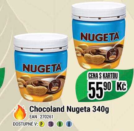 Chocoland Nugeta 340g  