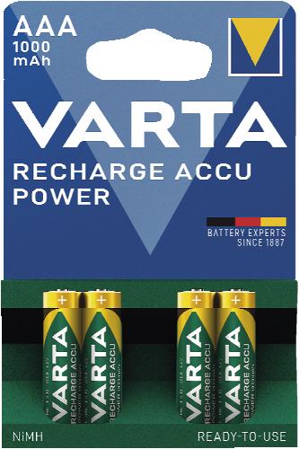 Nabíjecí baterie Recharge Accu Power AAA/AA, 4 KS