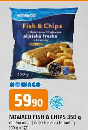 NOWACO FISH & CHIPS 350 g 
