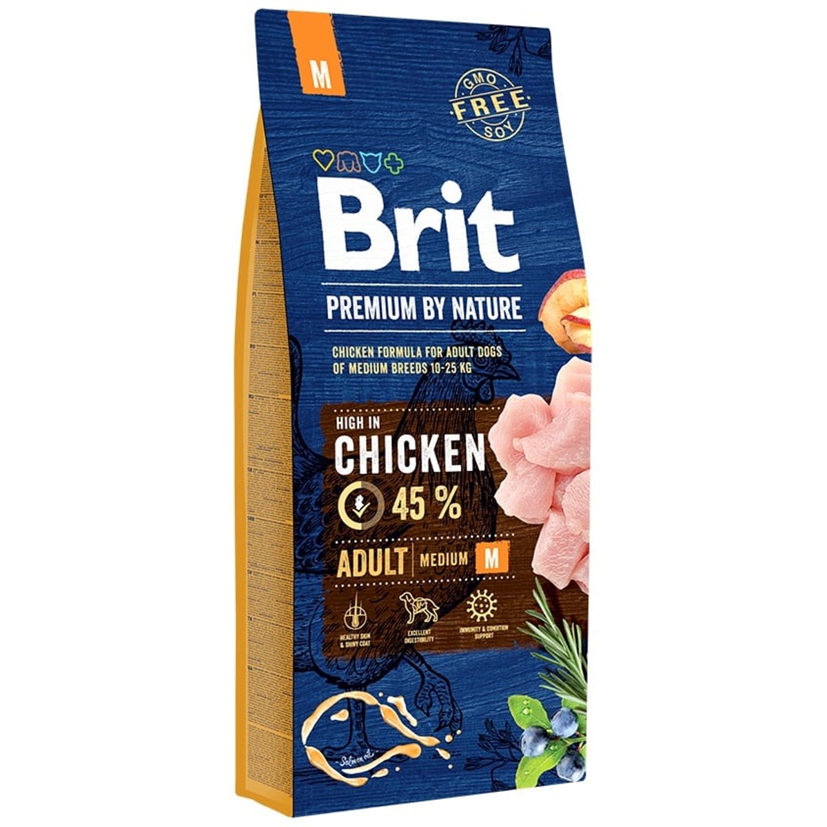 Brit Premium by Nature Adult M Chicken pro psy