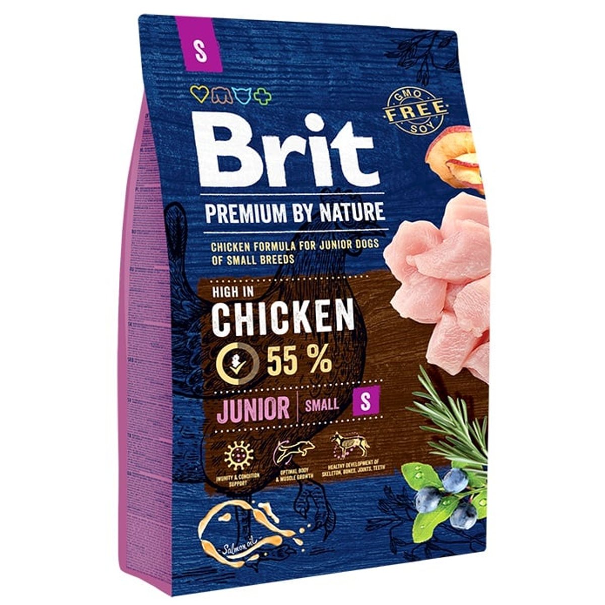 Brit Premium by Nature Junior S Chicken pro psy