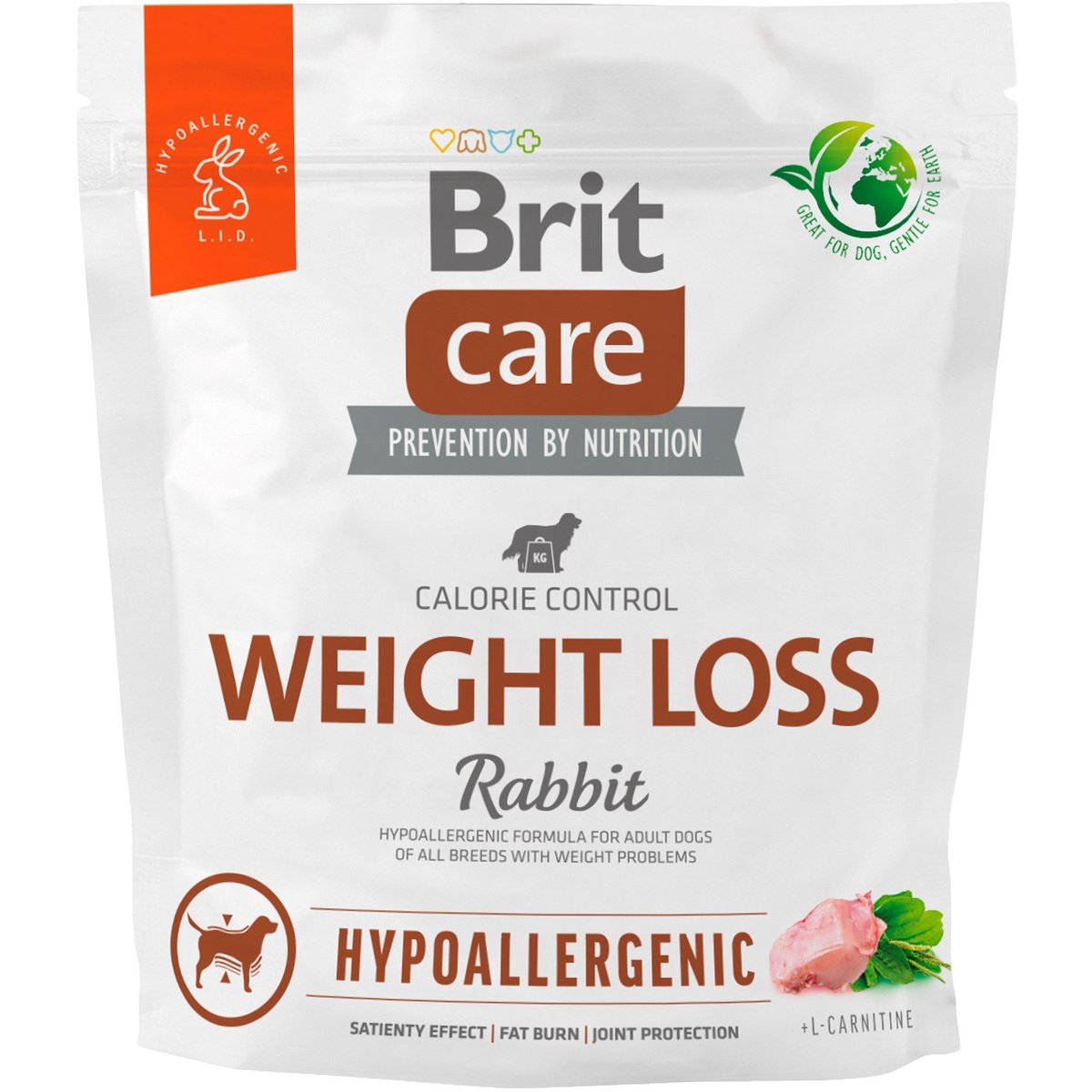 Brit Care Hypoallergenic Weight Loss Rabbit pro psy