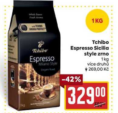 Tchibo Espresso Sicilia style zrno 1 kg 