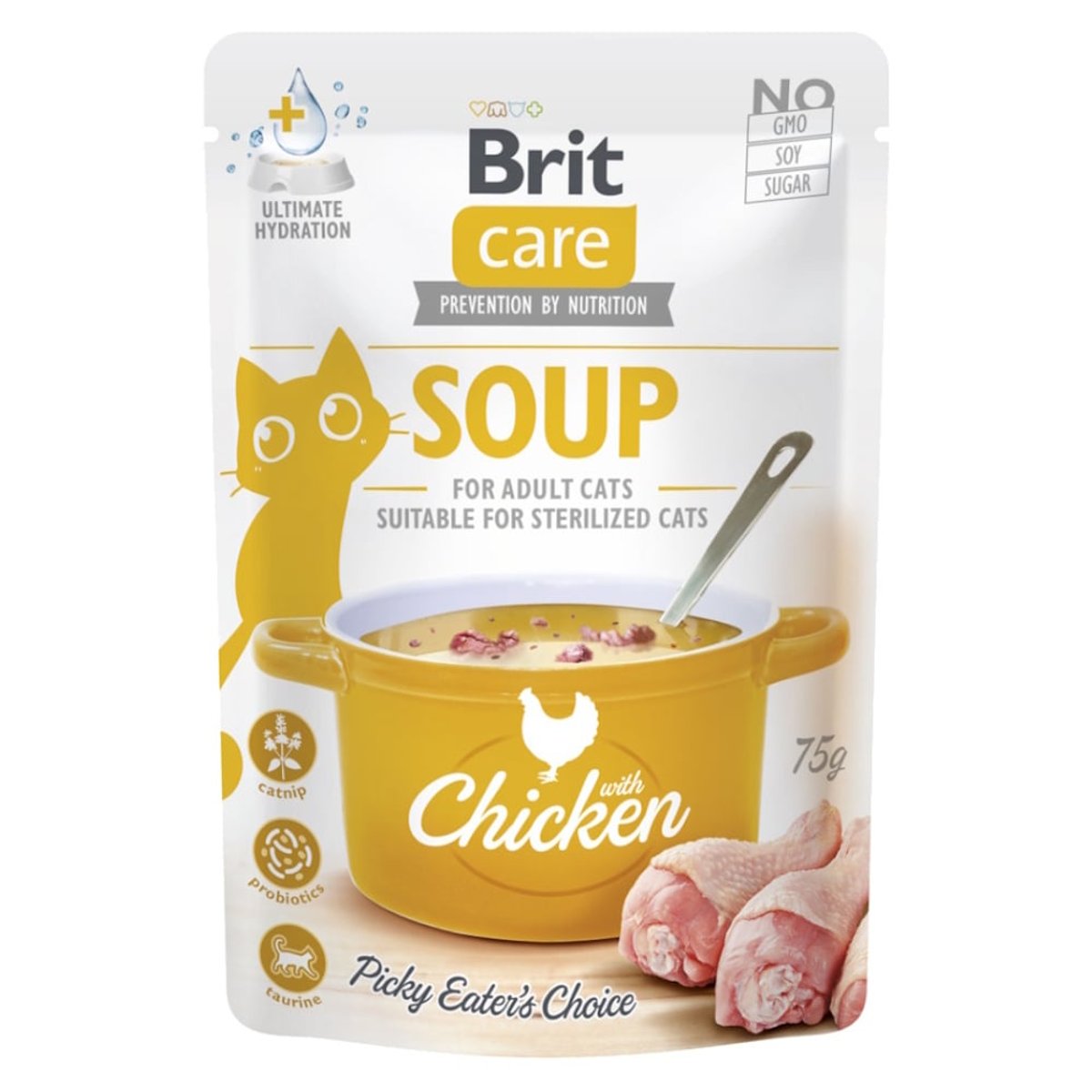 Brit Care Chicken polévka pro kočky