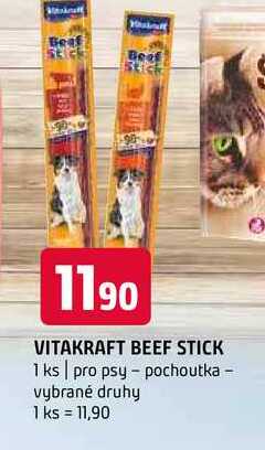   VITAKRAFT BEEF STICK 1 ks pro psy  