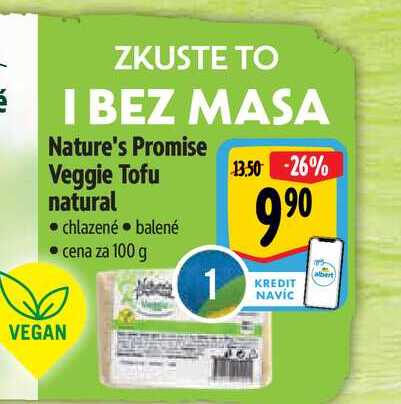  Nature's Promise Veggie Tofu natural 100 g