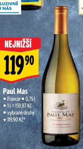 Paul Mas, 0,75 l