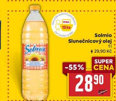Solmio Slunečnicový olej 1l