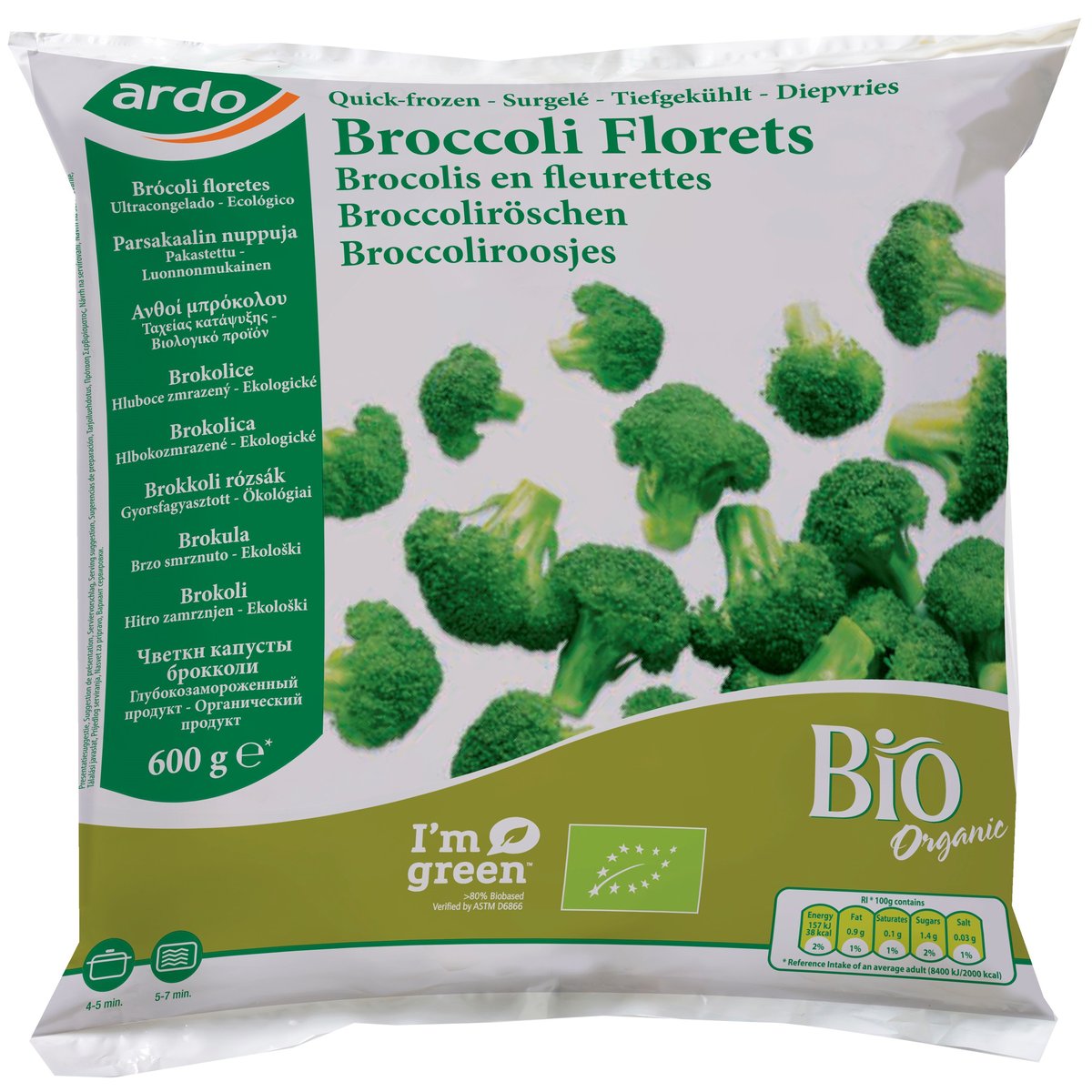 Ardo BIO brokolice růžičky 40–60 mm