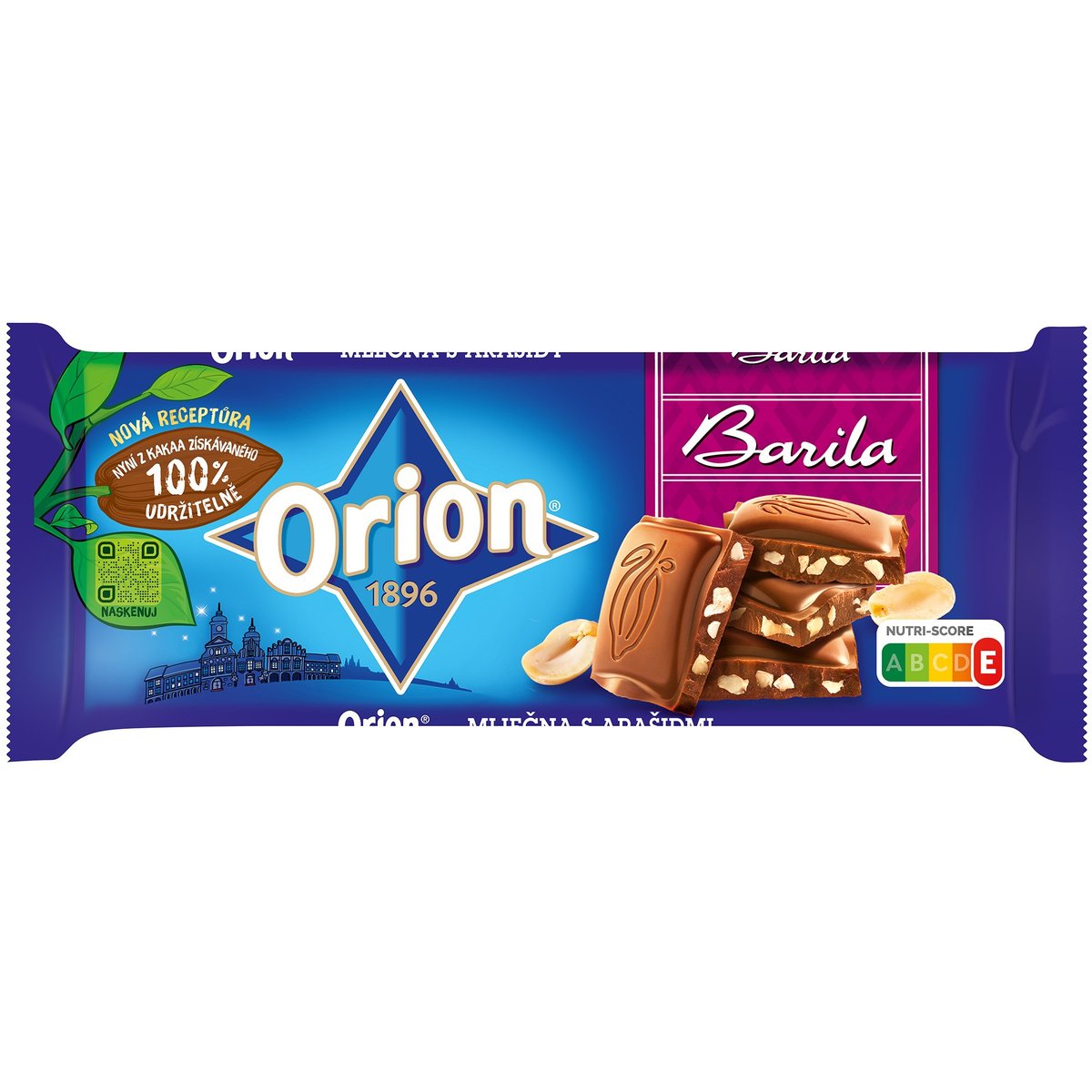 Orion Mléčná čokoláda s arašídy