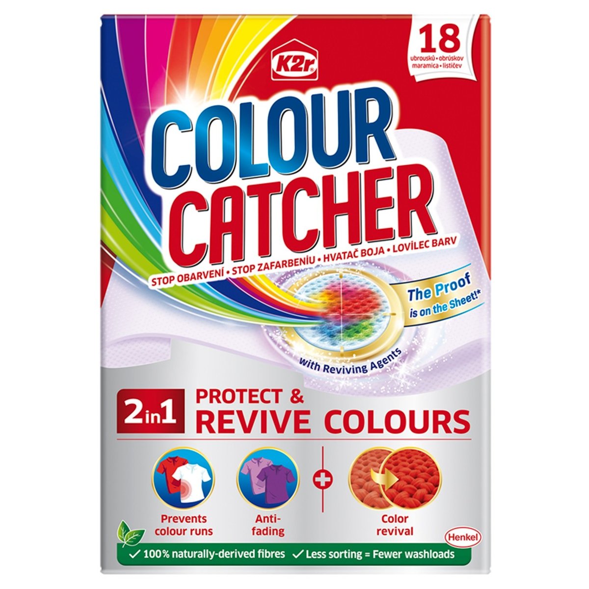 Colour Catcher prací ubrousky pro obnovení barvy a proti obarvení