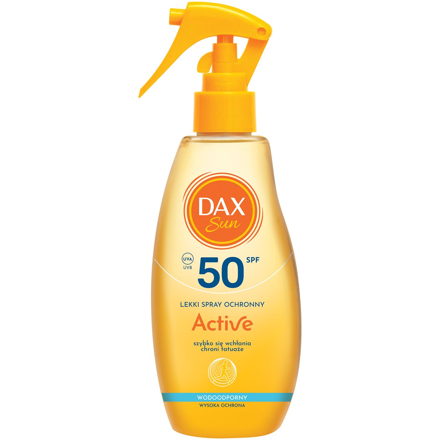 Dax Sun, lehký ochranný sprej s SPF50, 200 ml