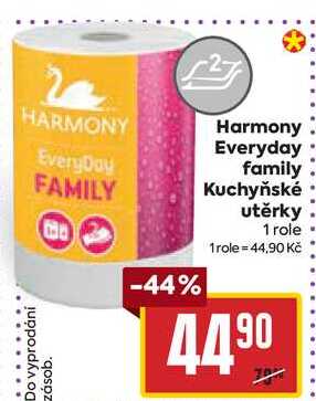 Harmony Everyday family Kuchyňské utěrky 1 role