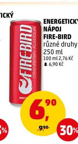 ENERGETICK NÁPOJ FIRE-BIRD, 250 ml