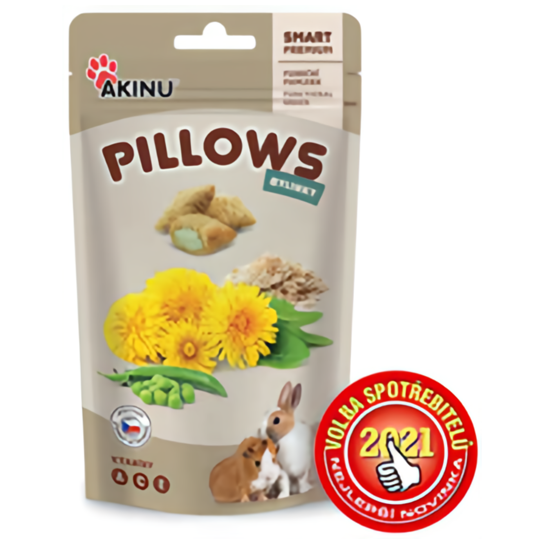 Akinu Pillows s bylinkami pro hlodavce