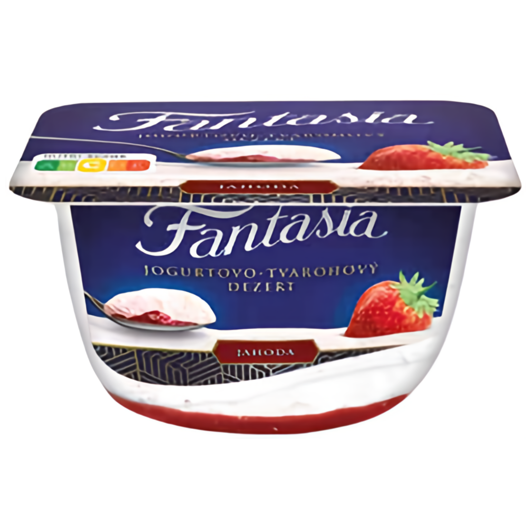 Fantasia Jogurtovo-tvarohový dezert - jahoda