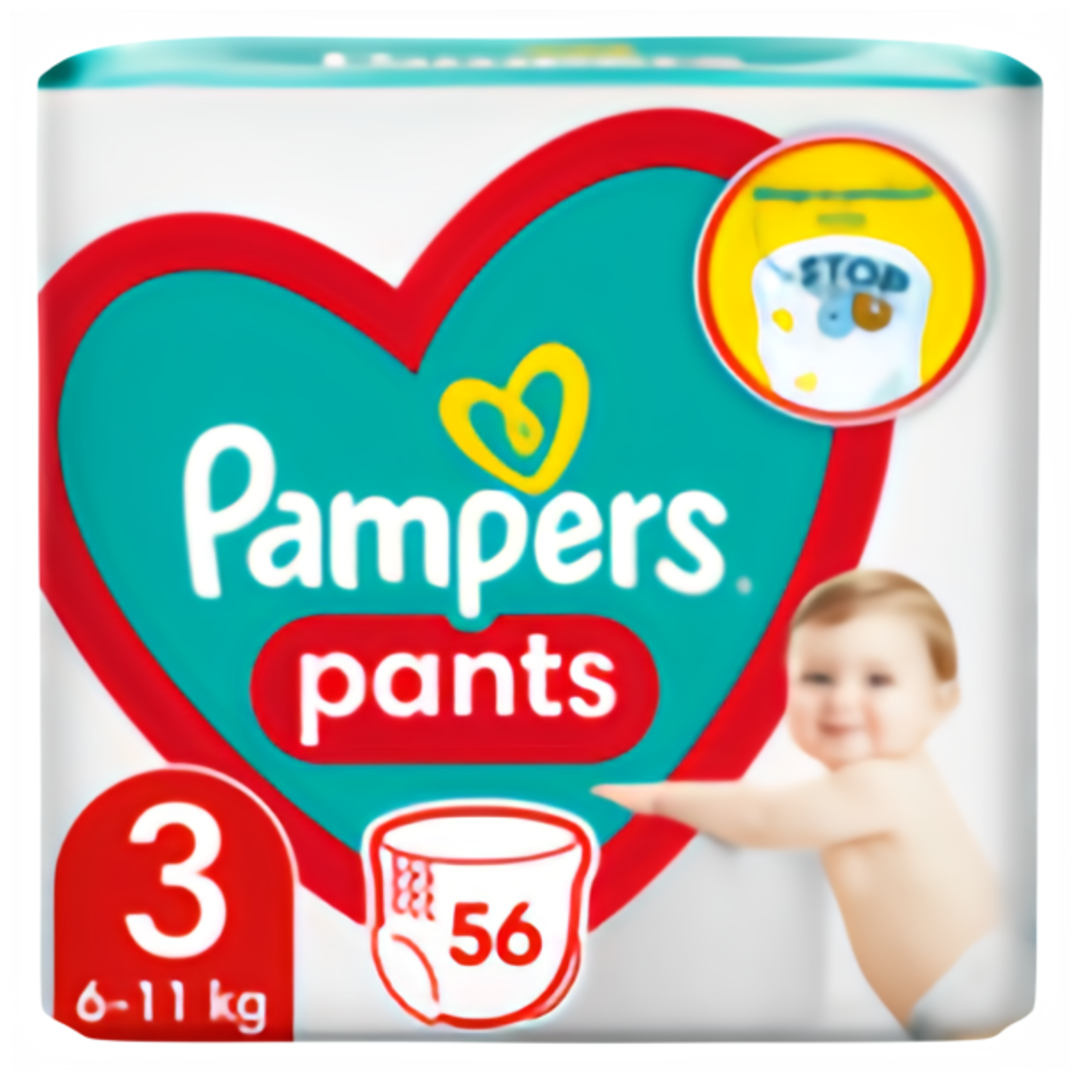 Pampers Pants Plenkové kalhotky vel. 3 (6-11 kg)
