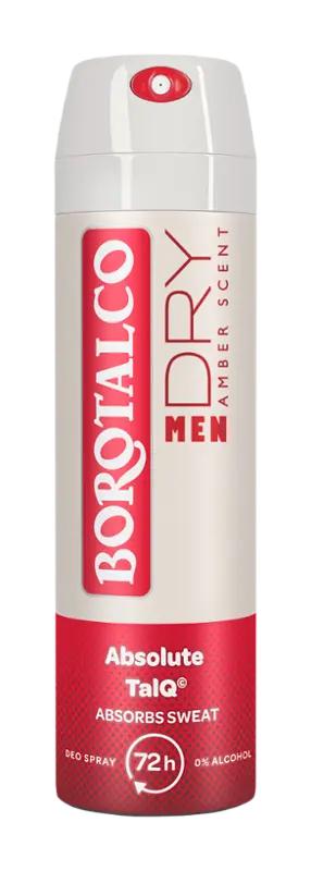 Borotalco Deodorant sprej pro muže Dry Amber Scent, 150 ml