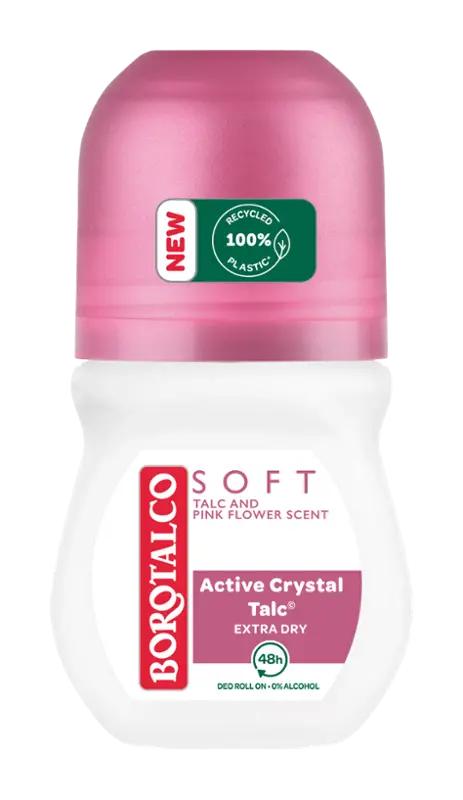 Borotalco Deodorant roll-on pro ženy Soft, 50 ml