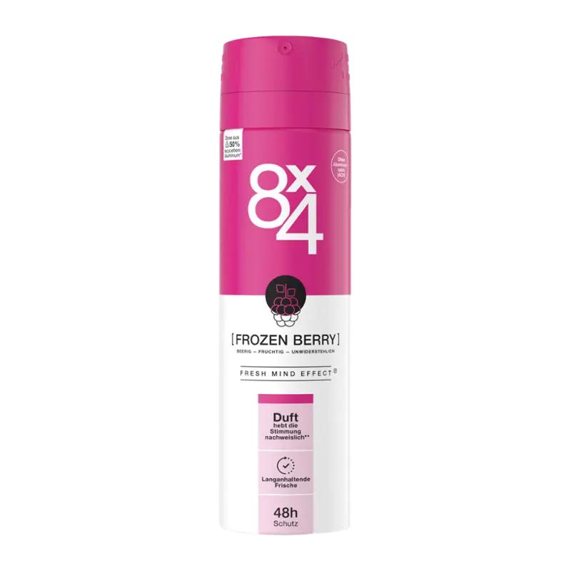 8X4 Deodorant sprej pro ženy Frozen Berry, 150 ml