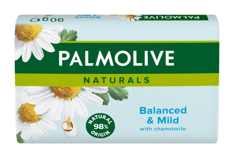 Palmolive Tuhé mýdlo Naturals s výtažky heřmánku, 90 g
