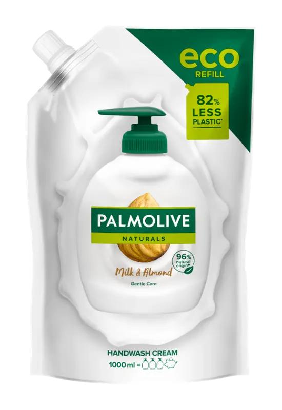 Palmolive Tekuté mýdlo na ruce Naturals Milk & Almond náhradní náplň, 1000 ml