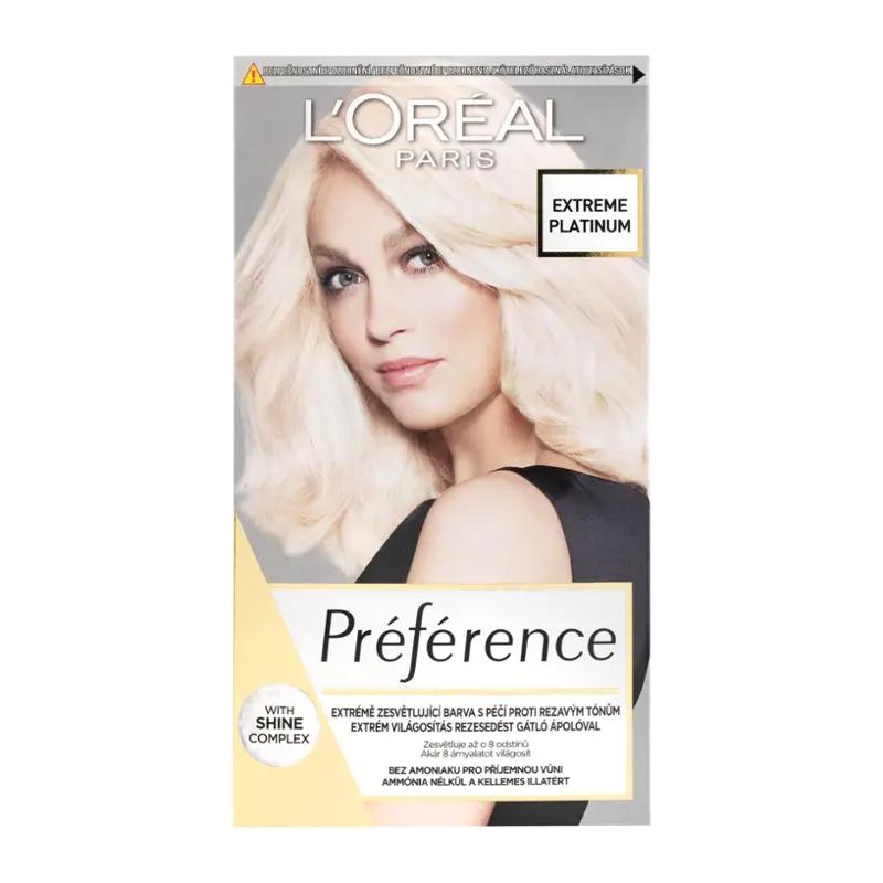 L'Oréal Barva na vlasy Preference Extreme Platinum, 1 ks