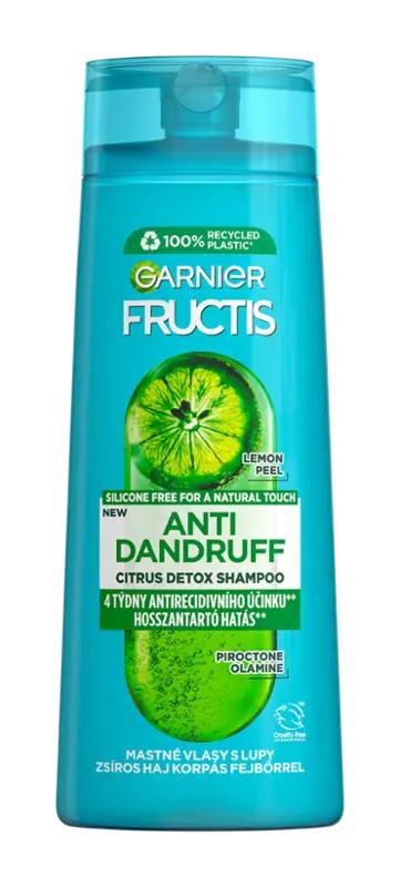 Fructis Šampon Antidandruff pro mastné vlasy s lupy Citrus Detox, 250 ml