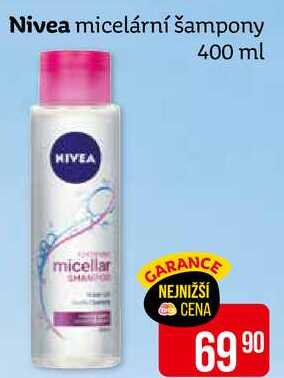 Nivea micelární šampony 400 ml