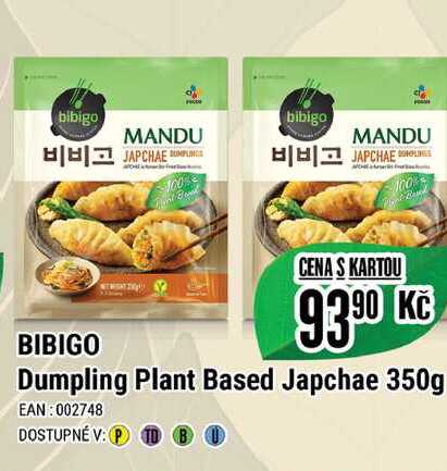 BIBIGO Dumpling Plant Based Japchae 350g 