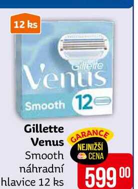 Gillette Venus Smooth náhradní hlavice 12 ks 