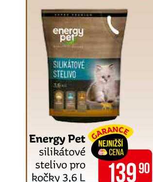 Energy Pet silikátové stelivo pro kočky 3,6 L 