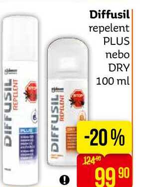 Diffusil repelent PLUS nebo DRY 100 ml 