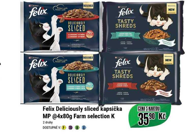Felix Deliciously sliced kapsička MP @4x80g Farm selection K 