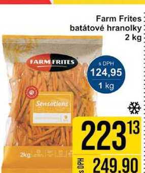 Farm Frites batátové hranolky 2 kg