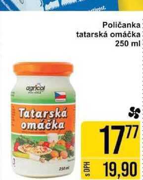 Poličanka tatarská omáčka 250 ml 